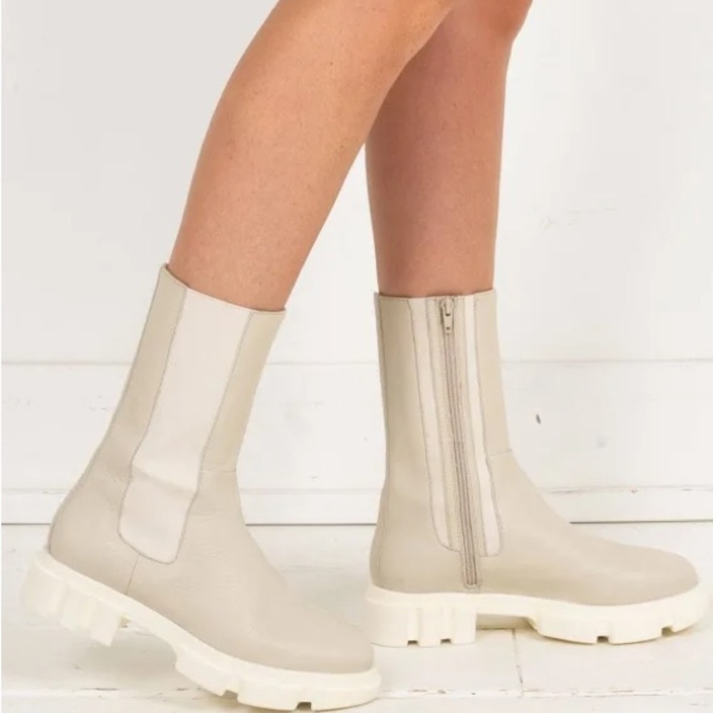 Free People Brooks Chelsea Lug Sole Boots